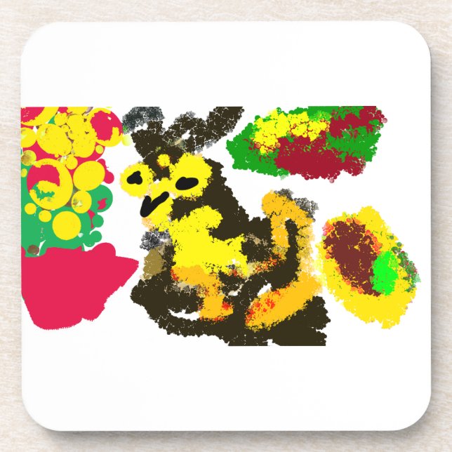 Herbst der Wind Getränkeuntersetzer (Vorderseite)