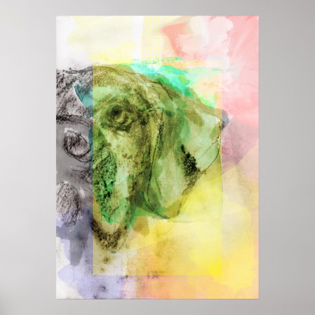 Herbst Deutsche Dogge Poster (Vorne)