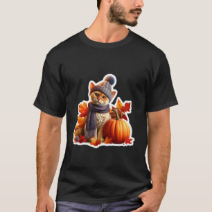 Herbst Devon Rex Katzenbesitzer Thanksgiving Mutte T-Shirt