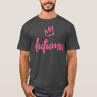 Herbst die QueenPink Crown & Name for Women genann T-Shirt