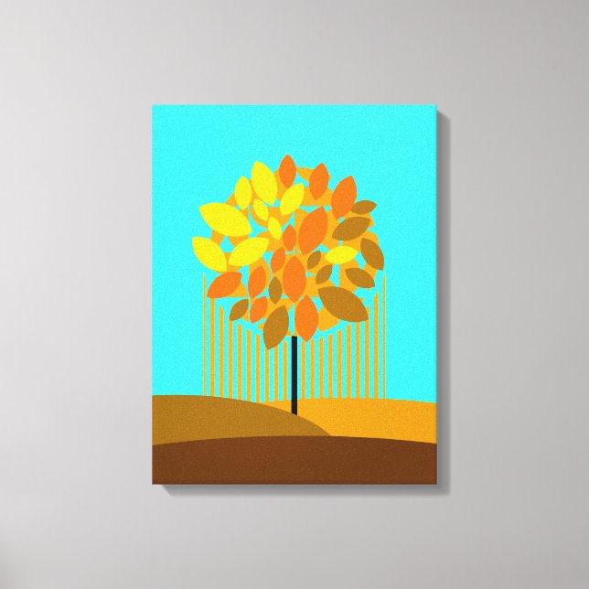 Herbst - Die vier Jahreszeiten Leinwanddruck (Vorderseite)