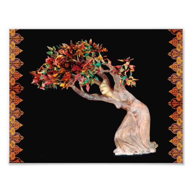 Herbst Dryad Printable Poster (Vorne)