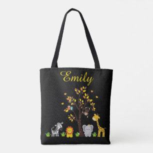 Herbst Dschungel Safari Kinderzimmer Tier Baby Tasche