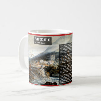 Herbst durch John Clare-Poesie Kaffeetasse