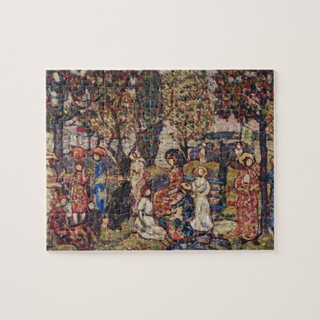 Herbst durch Maurice Prendergast, Vintage Kunst (Horizontal)