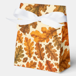 Herbst-Eichenlaub-Muster | Gemütliche Naturästheti Geschenkschachtel