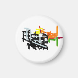 Herbst Eichhörnchen Patch Spaß Magnet