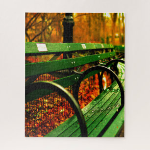 Herbst - Ein Platz im Central Park. Jigsaw Puzzle