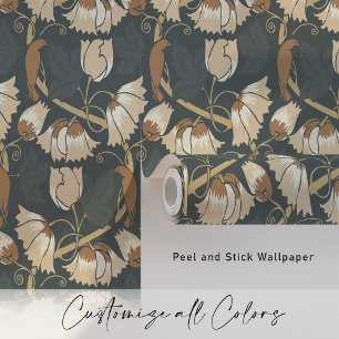 Herbst Elegance Birds & Vines Tapete