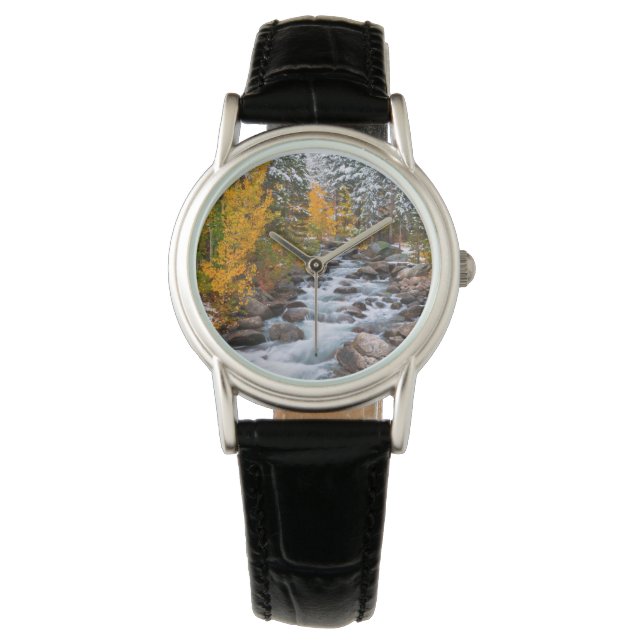 Herbst entlang der Bischofsbucht, Kalifornien Armbanduhr (Vorderseite)