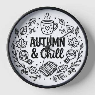 Herbst & Entspannung | Cozy Fall Handlettering-Lin Uhr