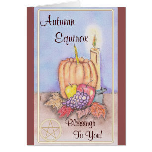 Herbst Equinox Mabon Segen Pentagramm