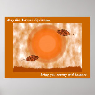Herbst Equinox Sessing Poster