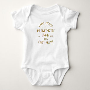 Herbst Ernte Baby Bodysuit Erster Erntedank Strampler