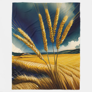 Herbst Ernte Prairie Gold Fleece Blanket