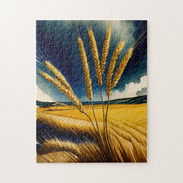 Herbst Ernte Prairie Gold Puzzle (Vertikal)