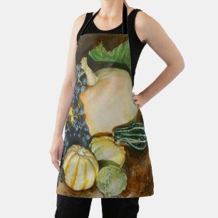 Herbst Ernte Stillleben mit Pumpkins, Gourmet Schürze