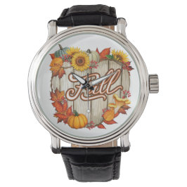 Herbst Erntedank Herbst Ernte Pumpkin Gewürz Spaß Armbanduhr