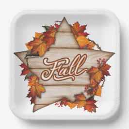 Herbst Erntedank Herbst Ernte Pumpkin Gewürz Spaß Pappteller