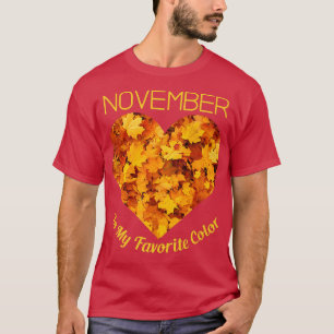 Herbst Erntedank November Frauen Erwachsene T-Shirt