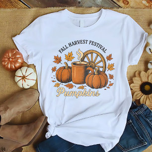  Herbst-Erntedankfest, Herbst-T-Shirt, Kürbis-Shir T-Shirt