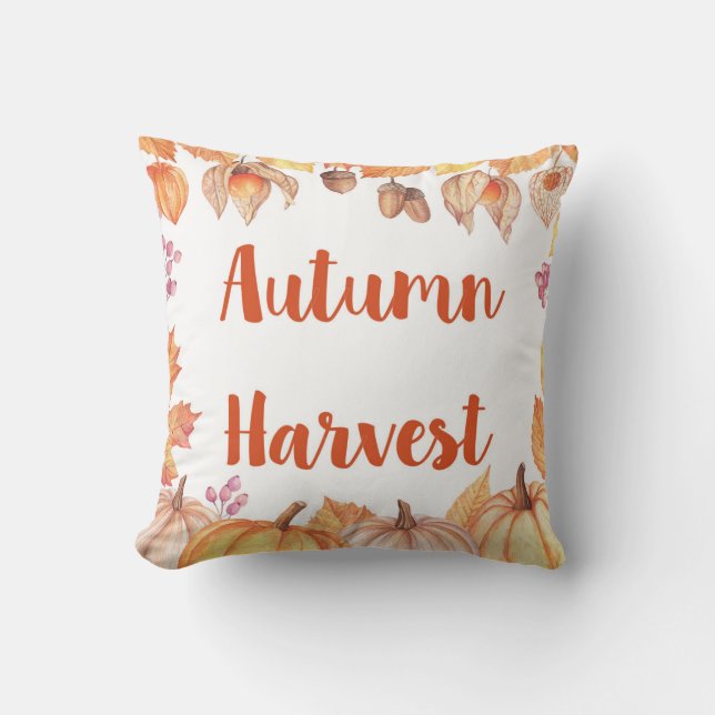 Herbst Erntefall Wohngestaltung Kissen (Vorderseite)