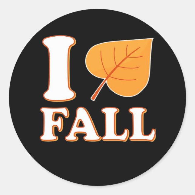 Herbst Es ist Herbst Y's all Creative Lässig Runder Aufkleber (Vorderseite)