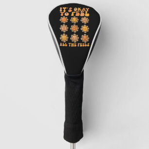 Herbst Es ist okay, alle Gefühle zu fühlen Psychis Golf Headcover