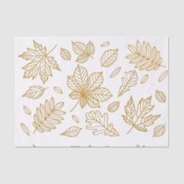 Herbst-Fall-Blatt-Druck Seidenpapier