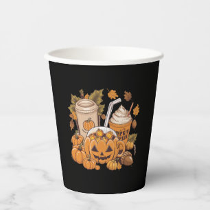 Herbst Familie Halloween Erntedankfest Niedlich He Pappbecher