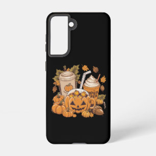 Herbst Familie Halloween Erntedankfest Niedlich He Samsung Galaxy Hülle