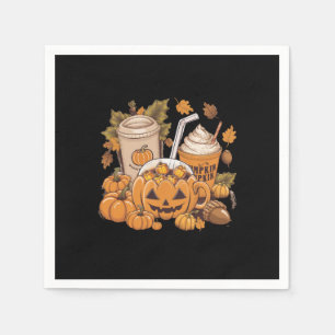 Herbst Familie Halloween Erntedankfest Niedlich He Serviette