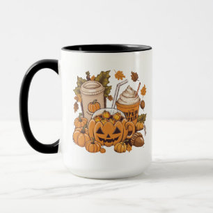 Herbst Familie Halloween Erntedankfest Niedlich He Tasse