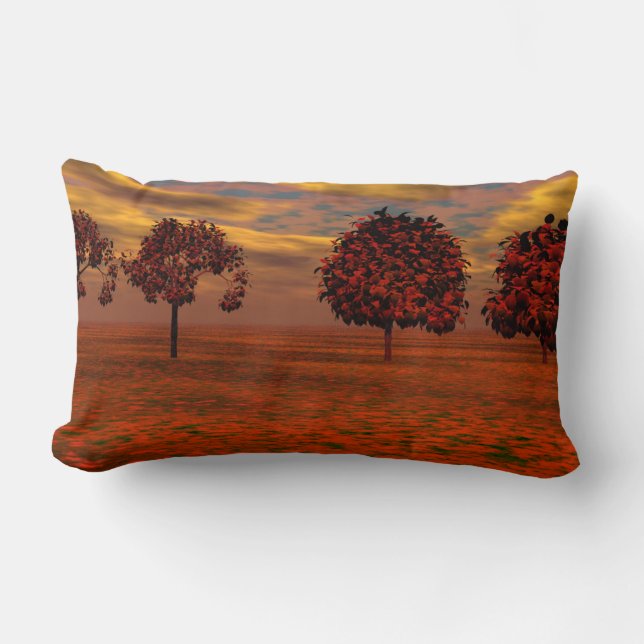 Herbst färbt Ahornbaum-Kunst-Geschenke Lendenkissen (Vorderseite)