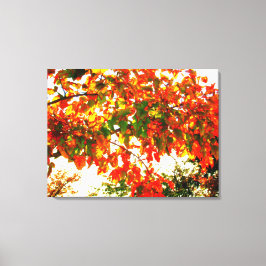 "Herbst-Feuer" wickelte Leinwand-Druck ein Leinwanddruck