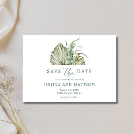 Herbst florale rustikale Hochzeit im Freien Save The Date