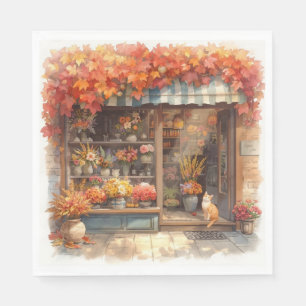 Herbst-Florist-Shop Serviette