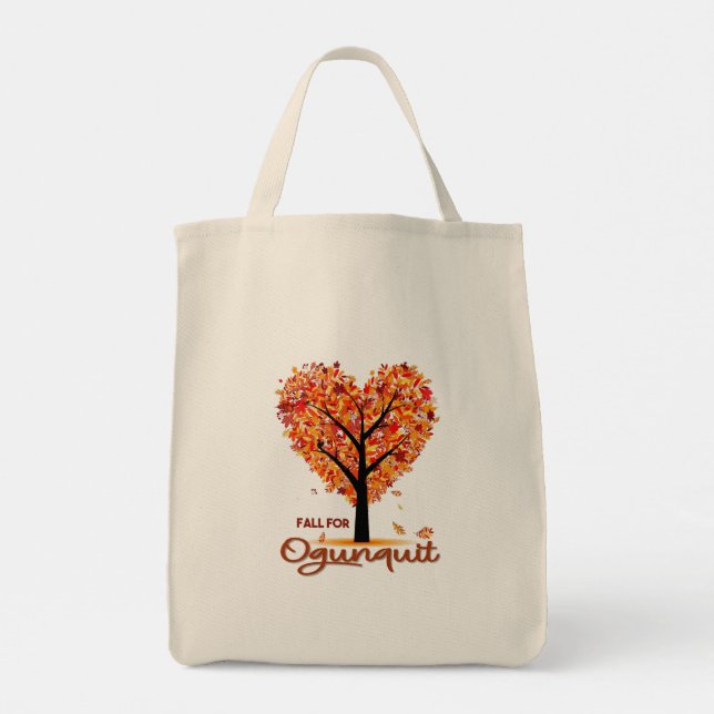 Herbst für Ogunquit Tote Tag Tragetasche (Rückseite)