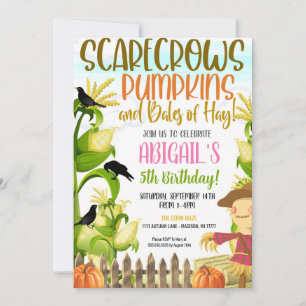 Herbst-Geburtstagseinladung Einladung