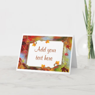 Herbst Geburtstagsparty Einladungen