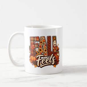 Herbst-Gefühle-Kaffeetasse Kürbisgewürz-Herbstta Kaffeetasse