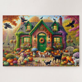 Herbst Gemütliche Hütte Charm 1014 Puzzle