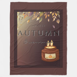 Herbst Gentle Abends Fleece Blanket - Cosy Fall