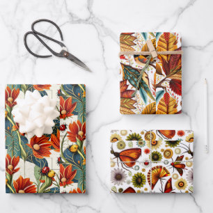Herbst Geschenkpapier Set
