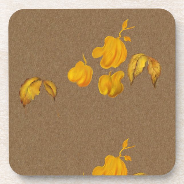 Herbst Getränkeuntersetzer (Vorderseite)