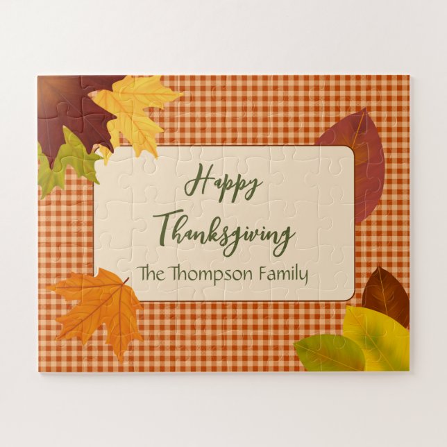 Herbst-Gingham-Thanksgiving-Puzzle (Horizontal)