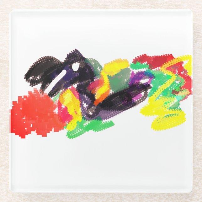 Herbst Glasuntersetzer (Vorderseite)