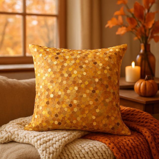 Herbst-Glitzer-Kissen - Sparkeln Sie Ihren Platz! Kissen (Von Creator hochgeladen)