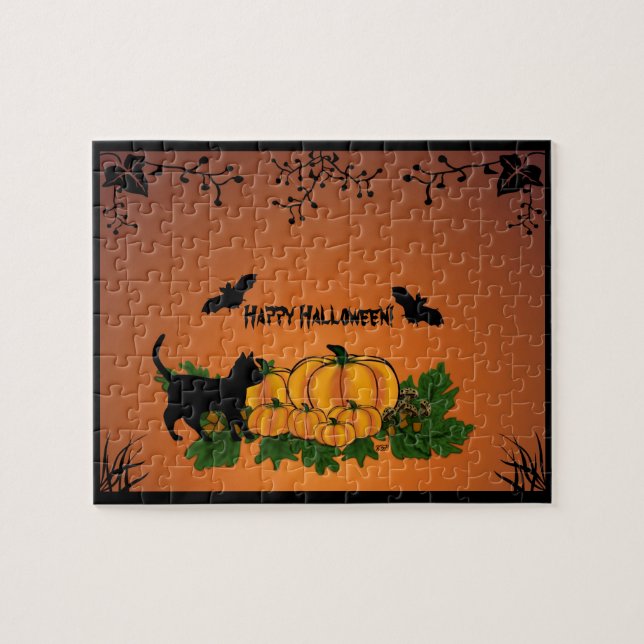 Herbst, glückliches Halloween! (Horizontal)