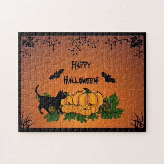 Herbst, glückliches Halloween! (Horizontal)